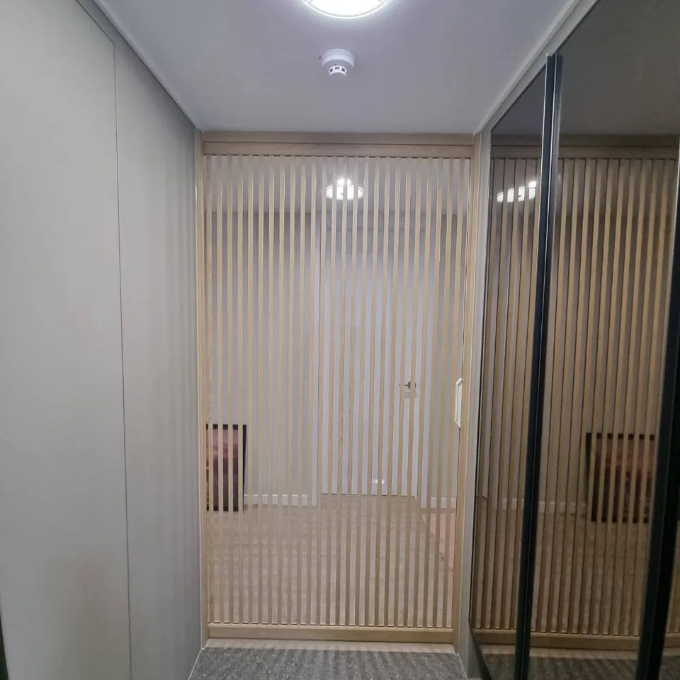 전면간 간살 시공사진
